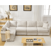 [NEW ARRIVED] [VIDEO PROVIDED] Modular Sectional Sofa Set,Convertible L Shaped Couch ,5 Seat,Reversible Sectional Sofa Couch,Upholstered,Corner Sofa
