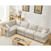 [NEW ARRIVED] [VIDEO PROVIDED] Modular Sectional Sofa Set,Convertible L Shaped Couch ,5 Seat,Reversible Sectional Sofa Couch,Upholstered,Corner Sofa