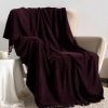 VERAMUSE Chenille Throw Blanket for Couch Lightweight Throws for Bed and Sofa