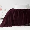 VERAMUSE Chenille Throw Blanket for Couch Lightweight Throws for Bed and Sofa